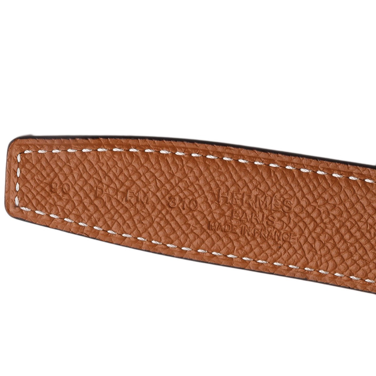 Hermès Gold/Noir Reversible Mini H 24mm Belt Kit