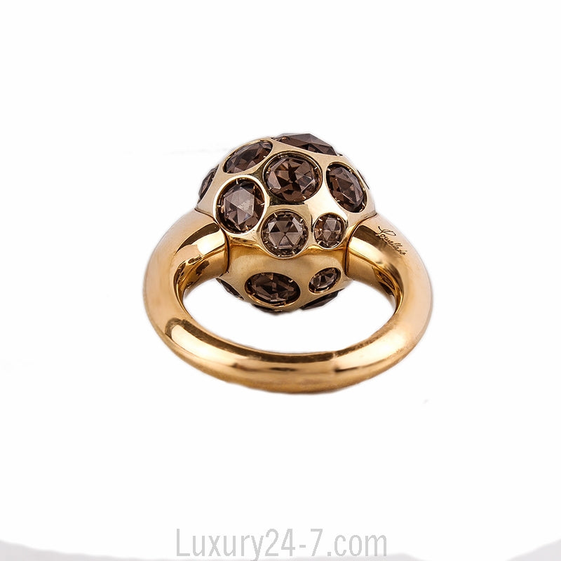 Pomellato 18K Smoky Quartz Harem Ring
