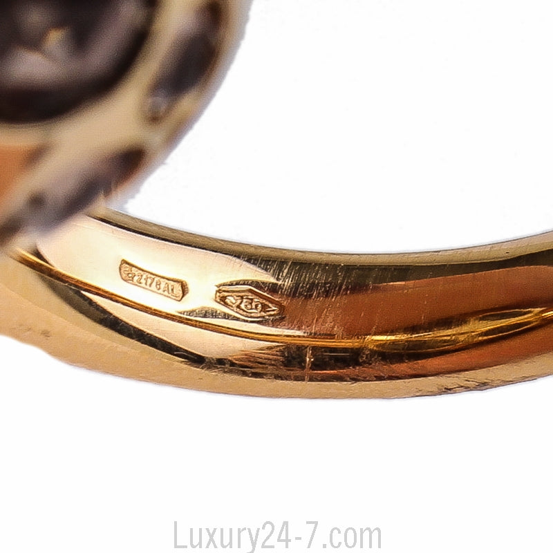 Pomellato 18K Smoky Quartz Harem Ring
