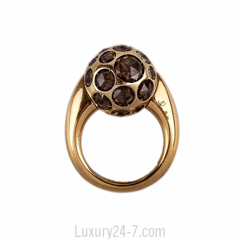 Pomellato 18K Smoky Quartz Harem Ring