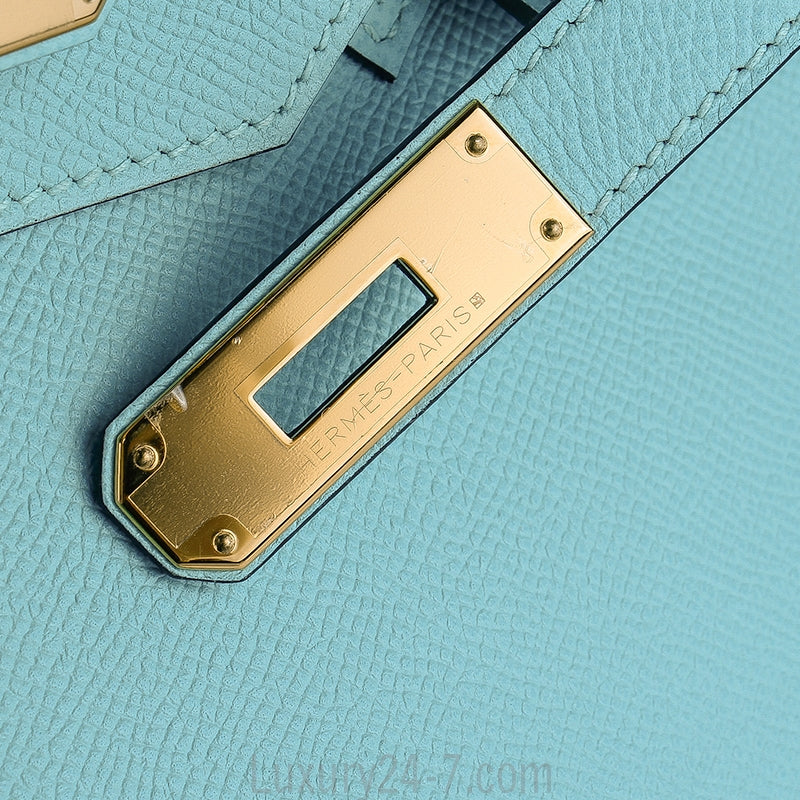 Hermès Bleu Atoll Epsom Birkin 30