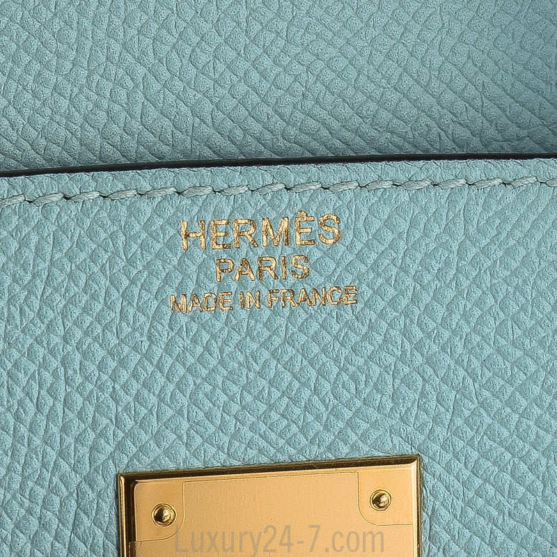 Hermès Bleu Atoll Epsom Birkin 30