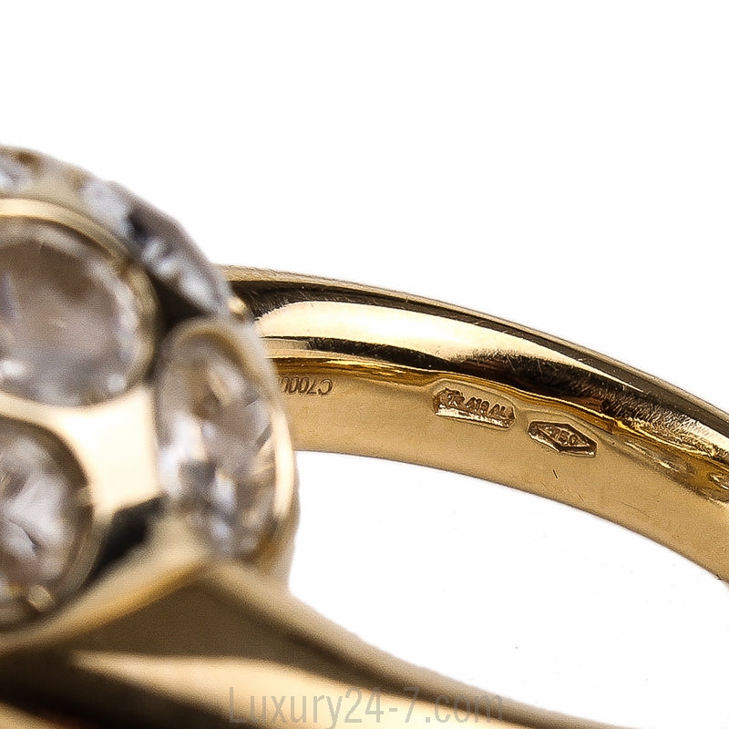 Pomellato 18K Rock Crystal Harem Ring