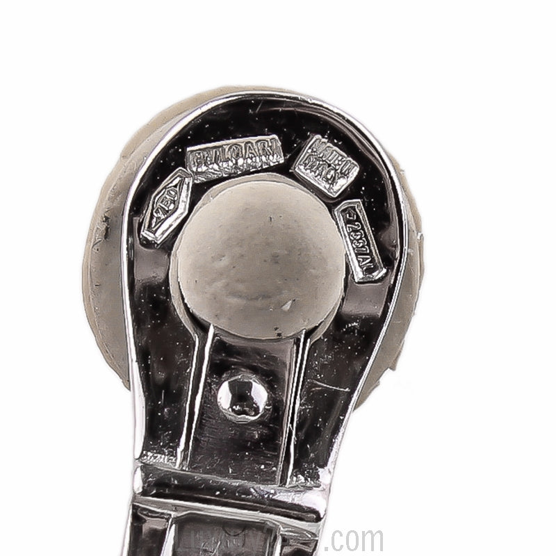 Bulgari Alveare diamond hoop clip-onearrings