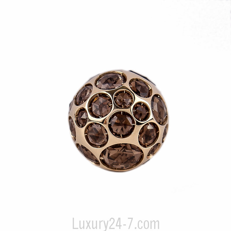 Pomellato 18K Smokey Crystal Harem Pendant