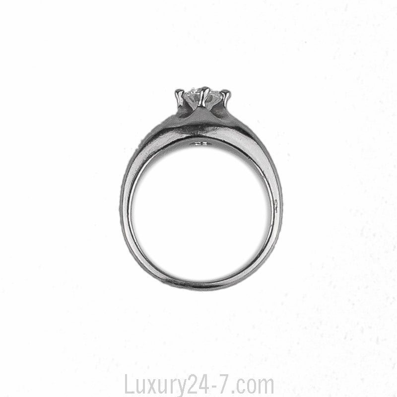 Bvlgari Platinum Diamond Ring