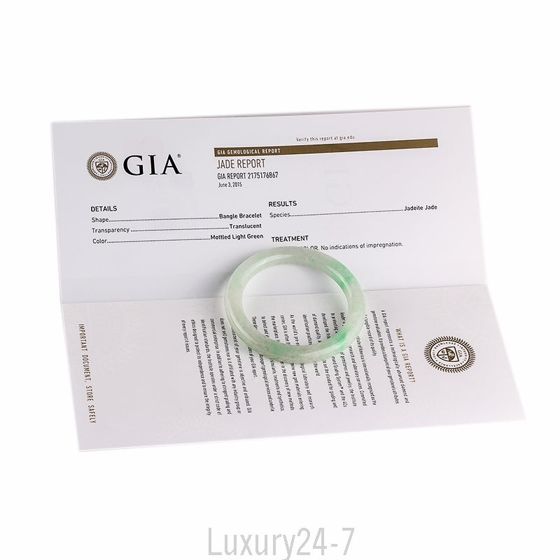 GIA Jade Bangle