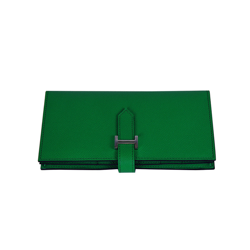 Hermes Epsom Bearn Wallet Bamboo