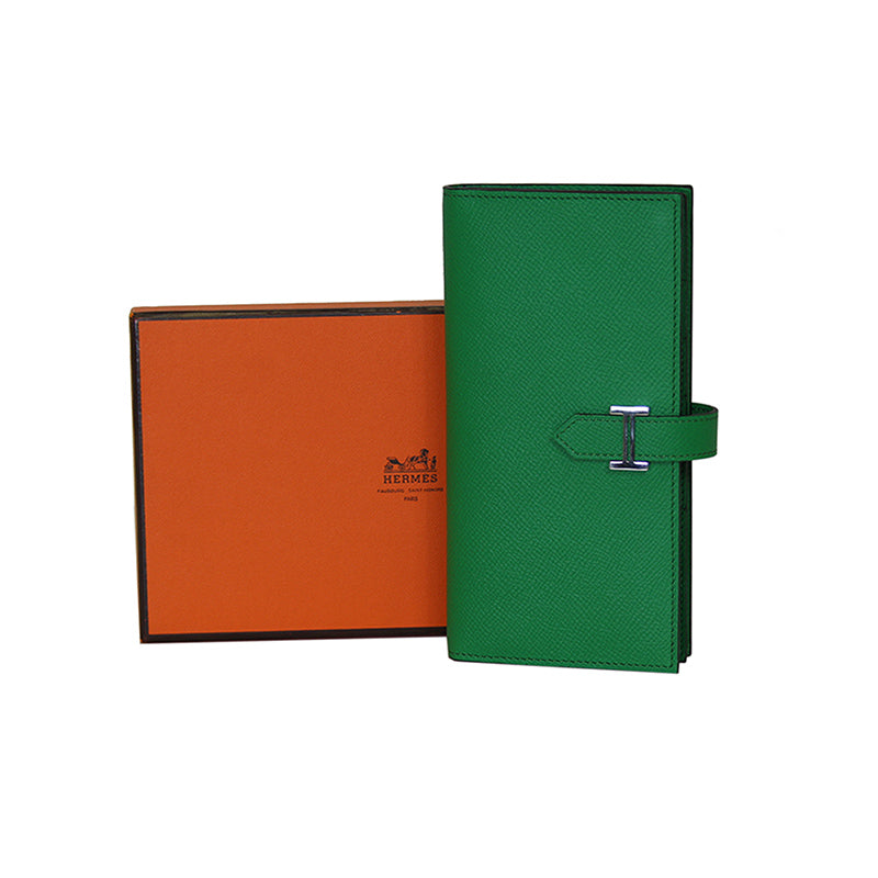 Hermes Epsom Bearn Wallet Bamboo