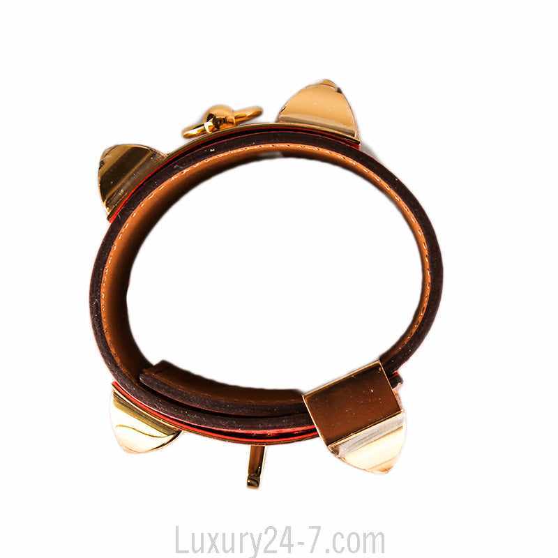 Hermes Rose Jaipur Collier De Chien CDC