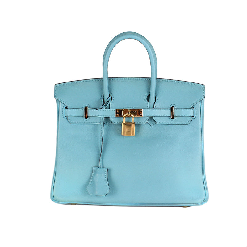 2016 Hermès Blue Atoll Swift Birkin 25 GHW