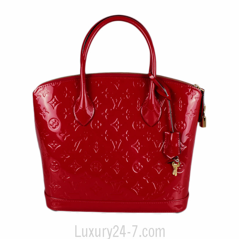 Louis Vuitton Red Vernis Lockit PM