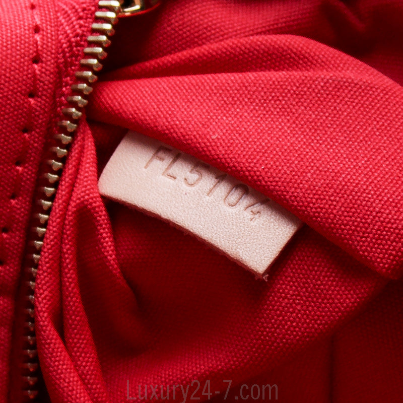 Louis Vuitton Red Vernis Lockit PM