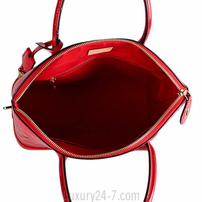 Louis Vuitton Red Vernis Lockit PM