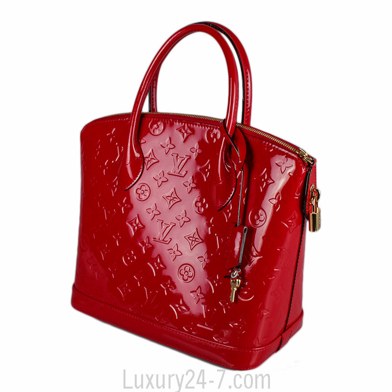 Louis Vuitton Red Vernis Lockit PM
