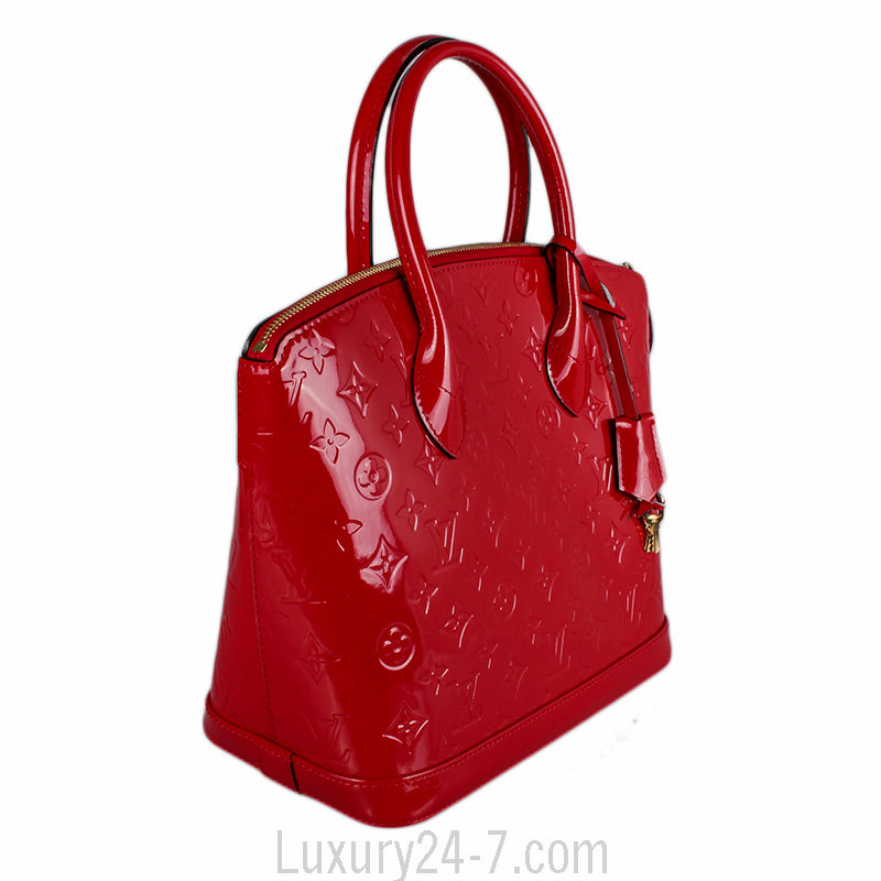 Louis Vuitton Red Vernis Lockit PM