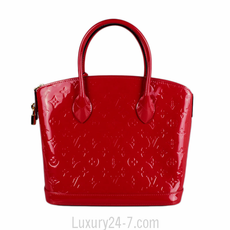 Louis Vuitton Red Vernis Lockit PM