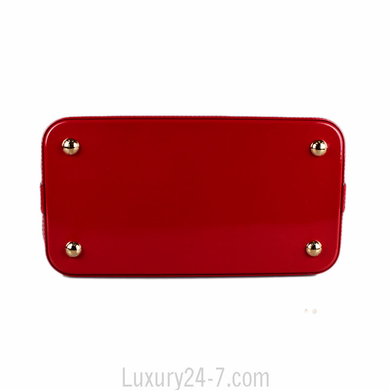 Louis Vuitton Red Vernis Lockit PM