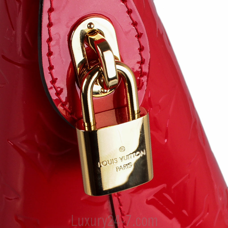 Louis Vuitton Red Vernis Lockit PM