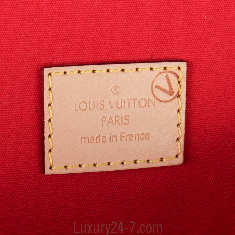 Louis Vuitton Red Vernis Lockit PM