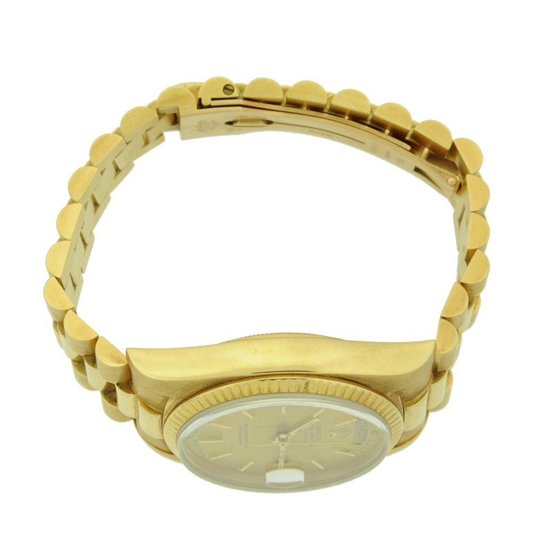 Rolex 18k Gold President Wrist Watch