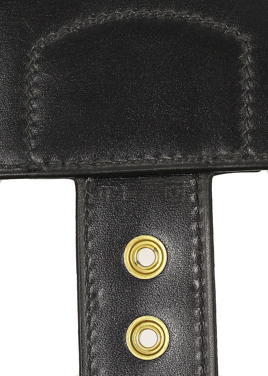 Hermes Black Box Calf Leather Sac a Depeches Double Gusset Briefcase Bag GHW