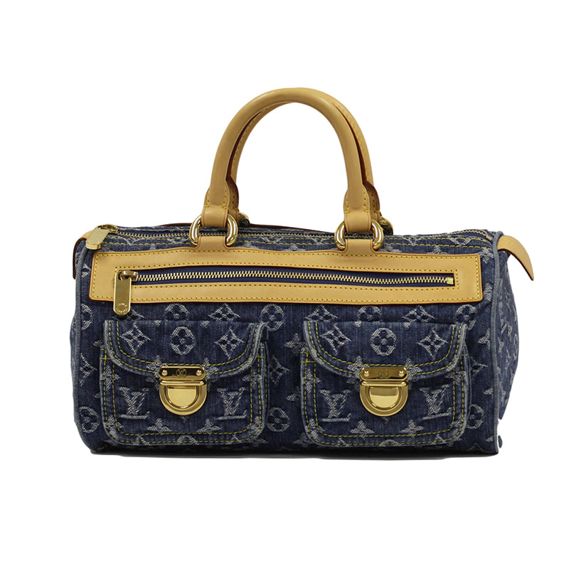 Louis Vuitton  Monogram Blue Demin Neo Speedy