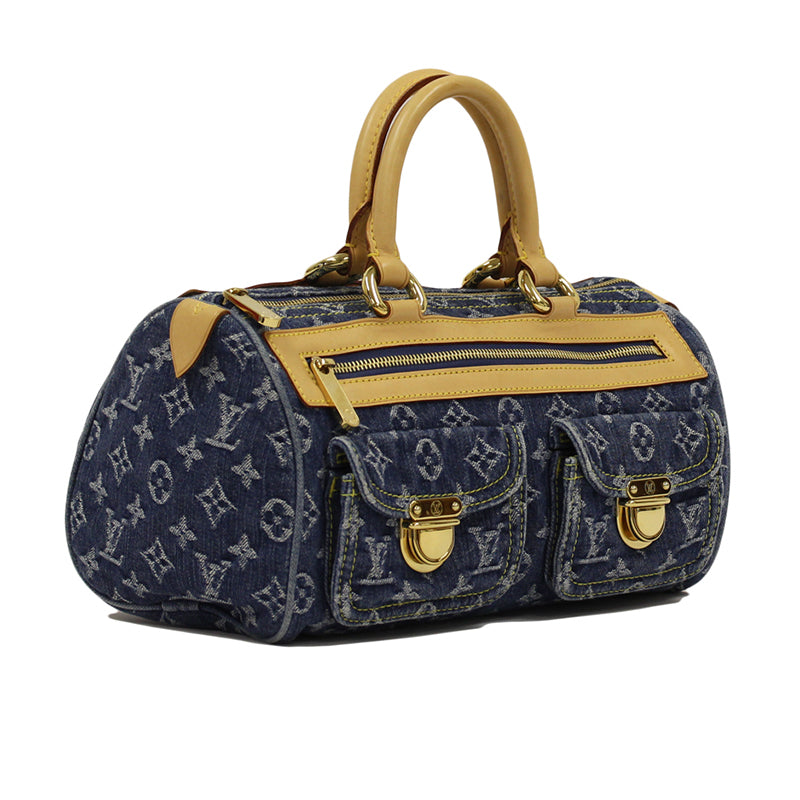 Louis Vuitton  Monogram Blue Demin Neo Speedy