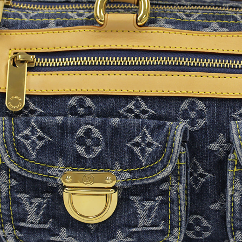 Louis Vuitton  Monogram Blue Demin Neo Speedy