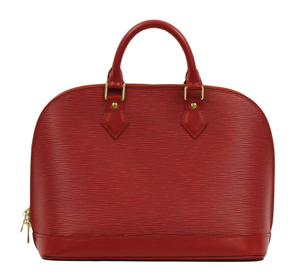 Louis Vuitton Red Epi Leather Alma PM