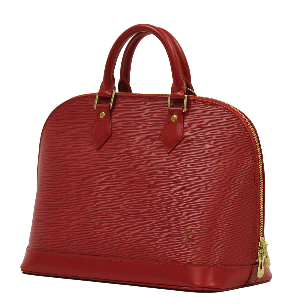 Louis Vuitton Red Epi Leather Alma PM