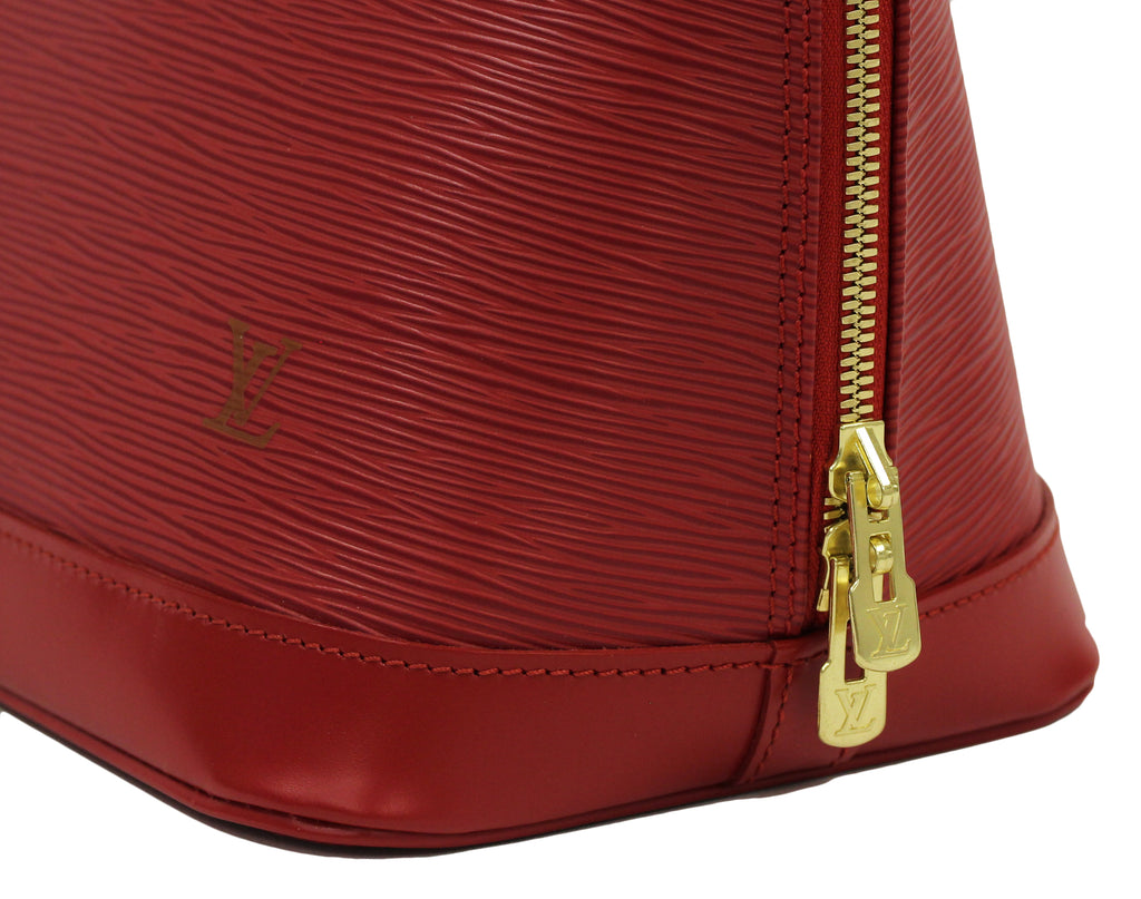 Louis Vuitton Red Epi Leather Alma PM