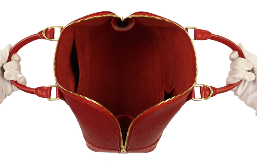 Louis Vuitton Red Epi Leather Alma PM