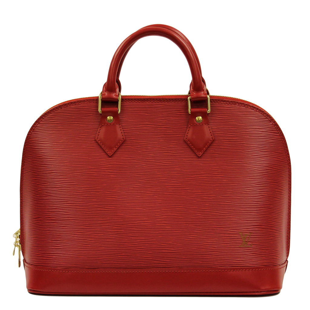 Louis Vuitton Red Epi Leather Alma PM