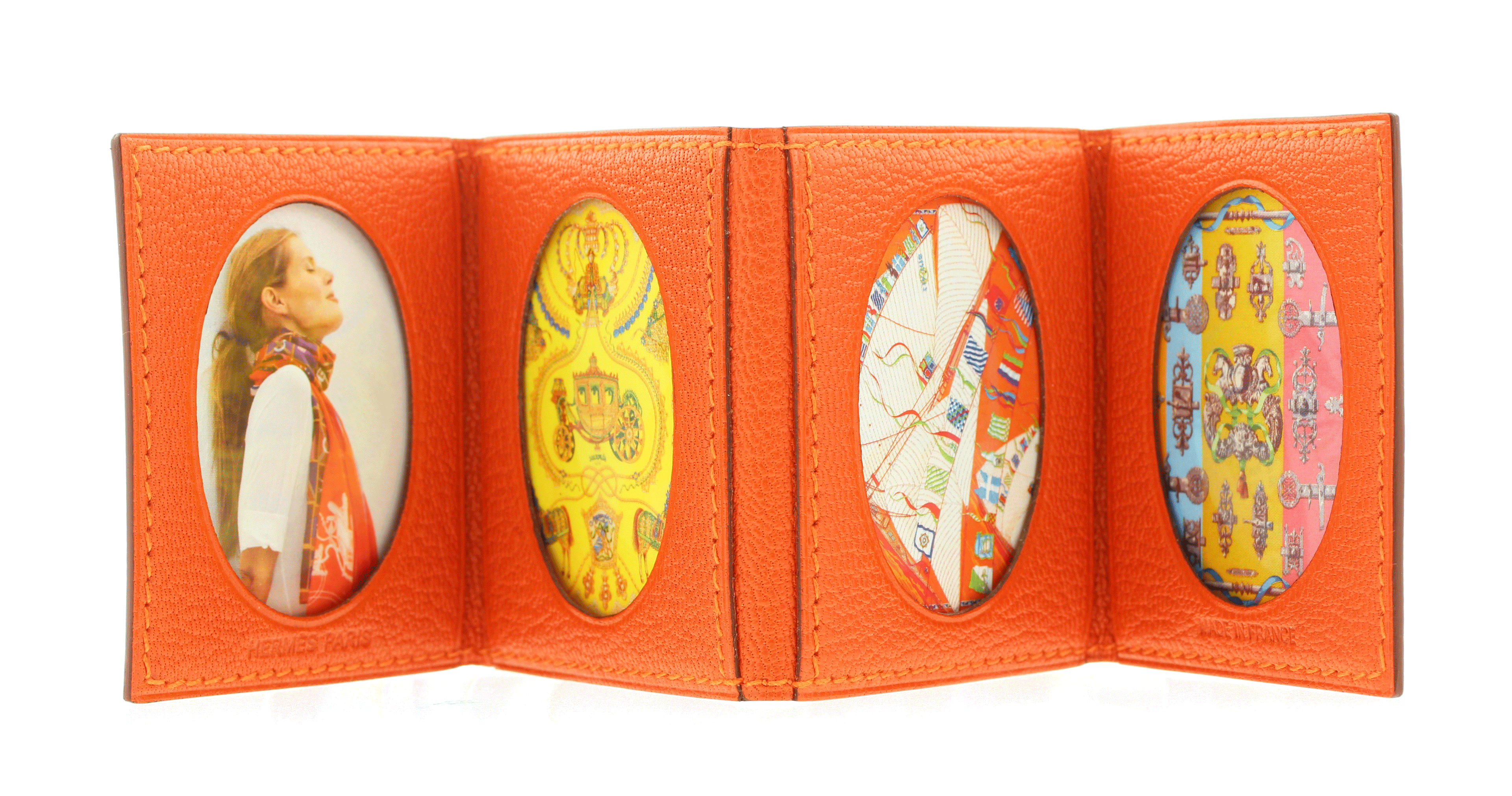 Hermes Orange Epsom Photo Frame