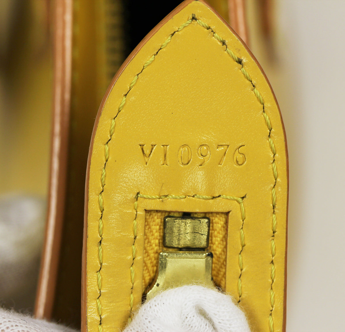 Louis Vuitton Vintage Yellow Epi Saint Jacques PM Bag