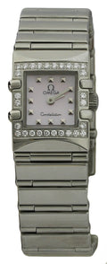 Omega Constellation SS & Diamond Ladies Wrist Watch