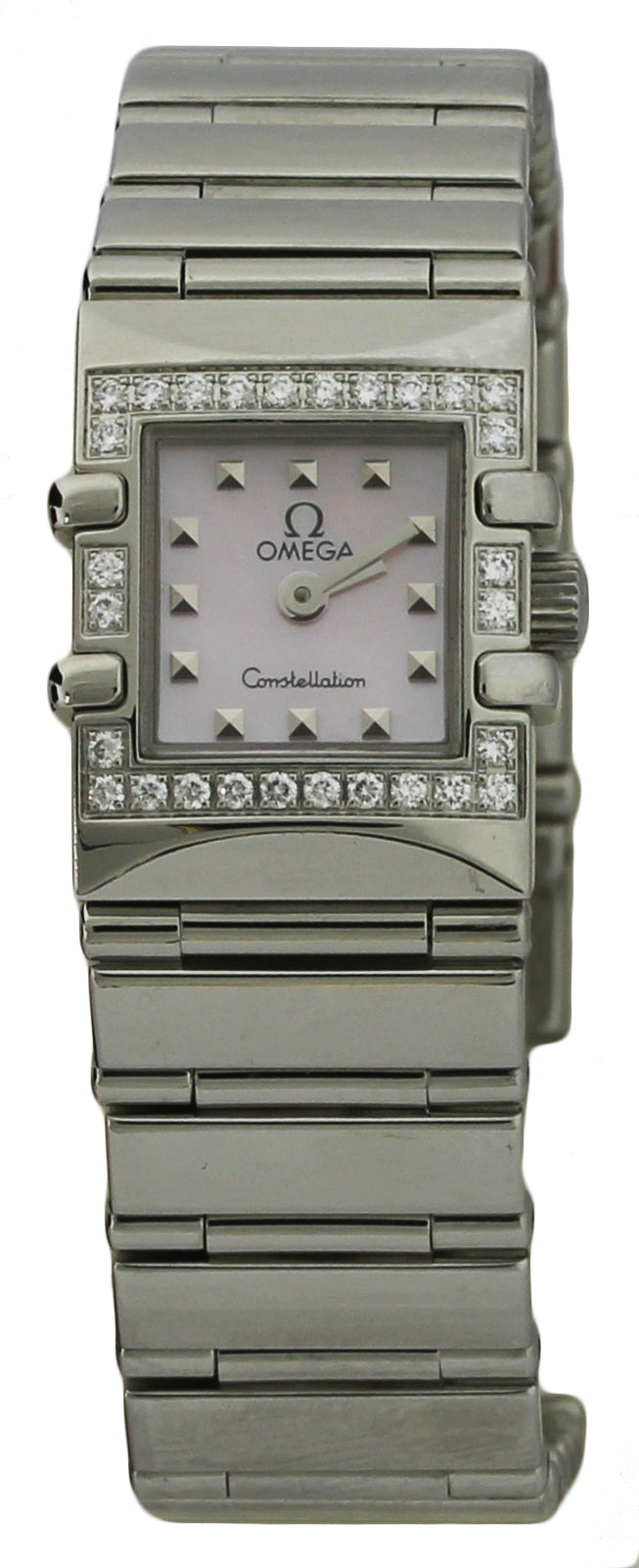 Omega Constellation SS & Diamond Ladies Wrist Watch