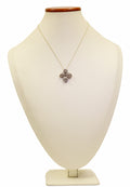 Gold & diamond spiral necklace 18 KT