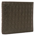 Bottega Veneta Brown Leather Woven Wallet