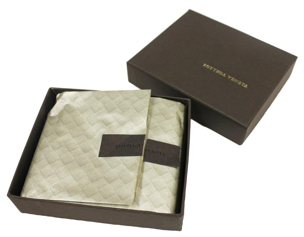 Bottega Veneta Brown Leather Woven Wallet