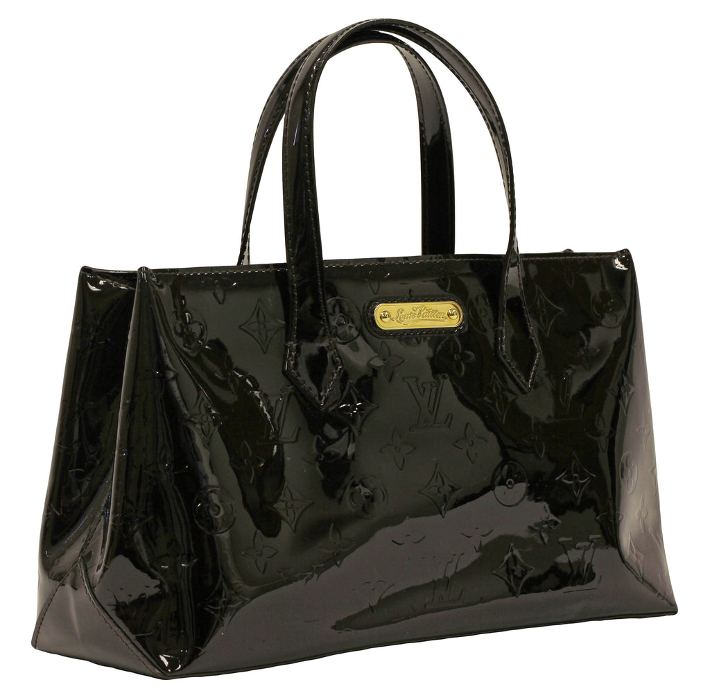 Louis Vuitton Amarante Vernis Wilshire PM Handbag