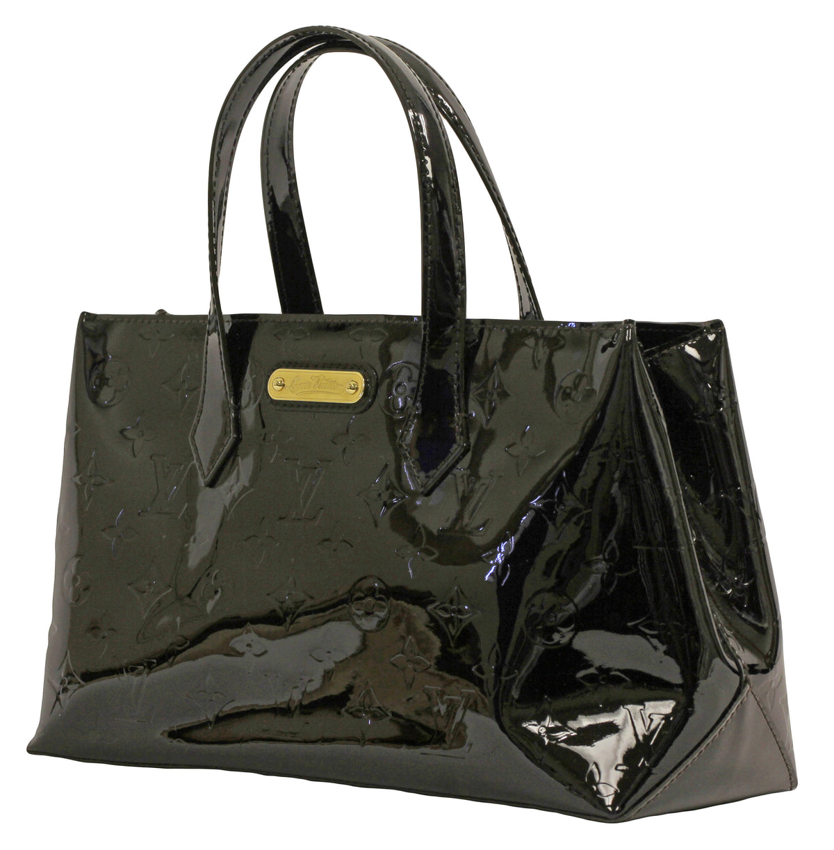 Louis Vuitton Amarante Vernis Wilshire PM Handbag