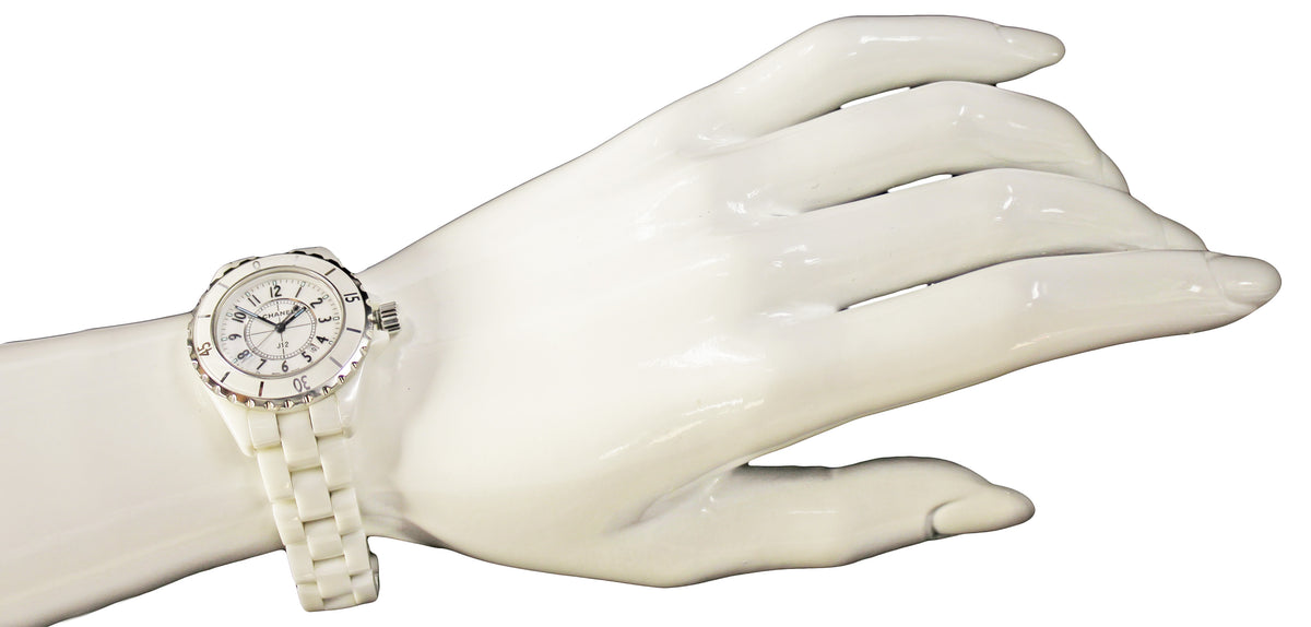 Chanel J12 White Ceramic Automatic Midsize Watch