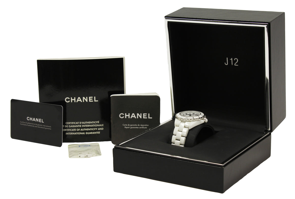 Chanel J12 White Ceramic Automatic Midsize Watch