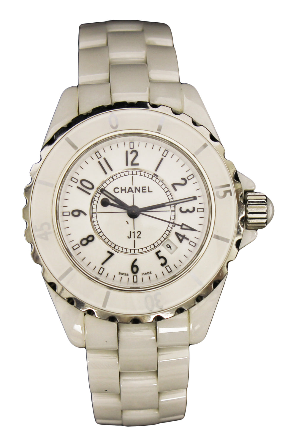 Chanel J12 White Ceramic Automatic Midsize Watch
