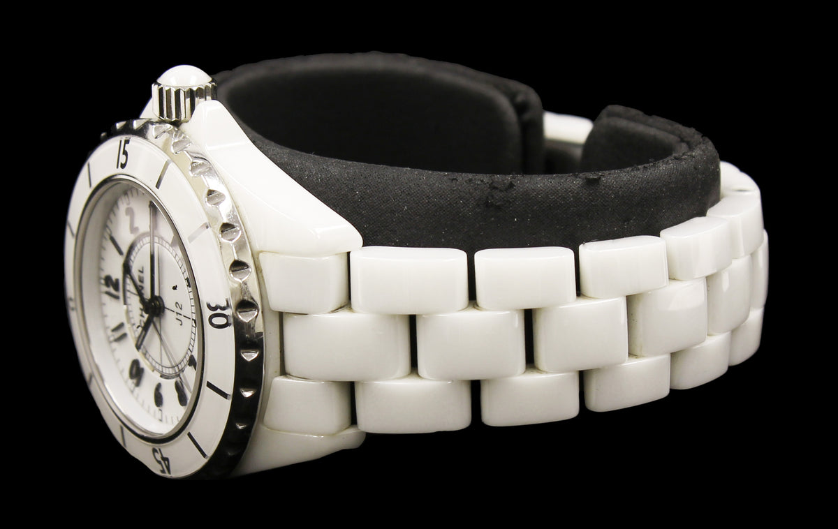 Chanel J12 White Ceramic Automatic Midsize Watch