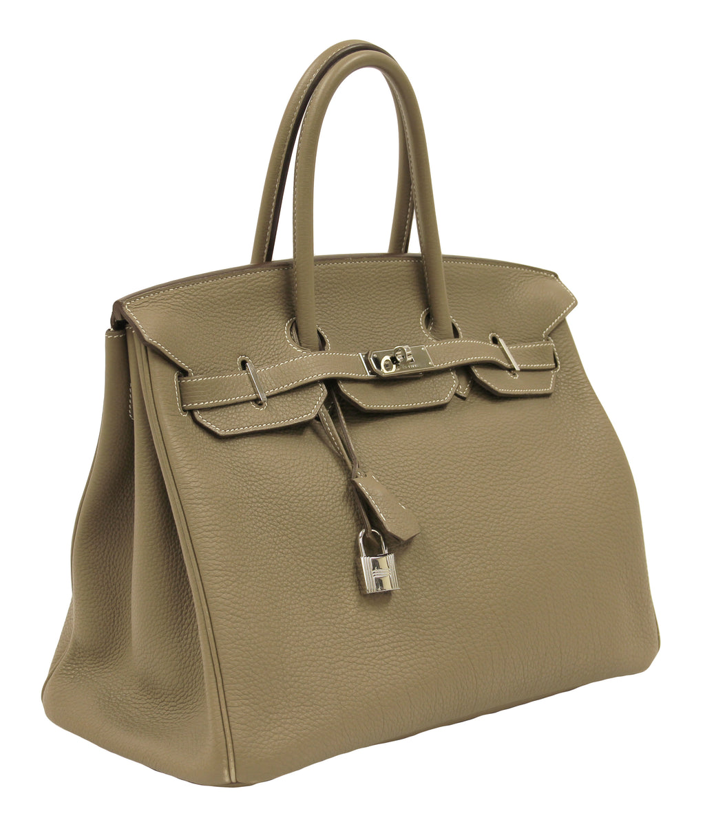 Hermès Etope Taurillon Clemence  35 Cm  Birkin