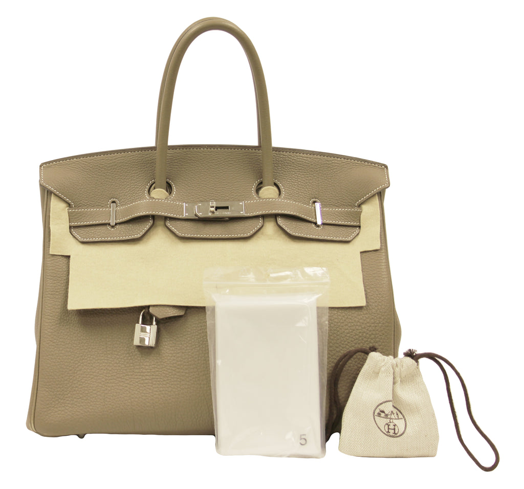 Hermès Etope Taurillon Clemence  35 Cm  Birkin