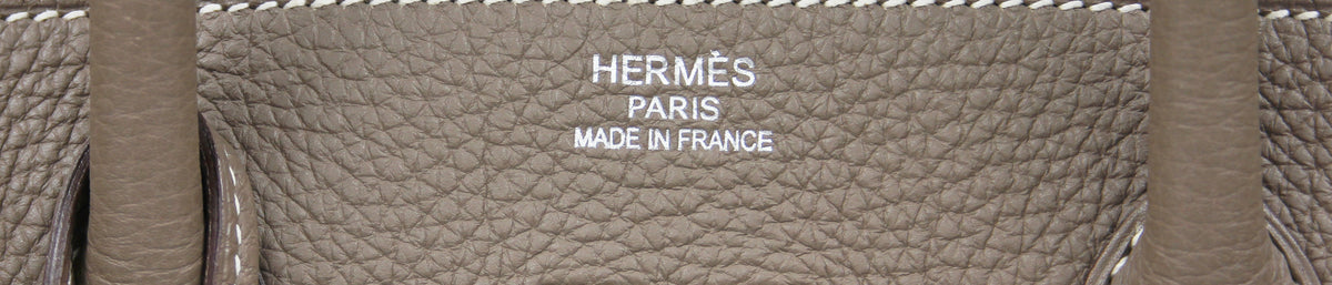 Hermès Etope Taurillon Clemence  35 Cm  Birkin